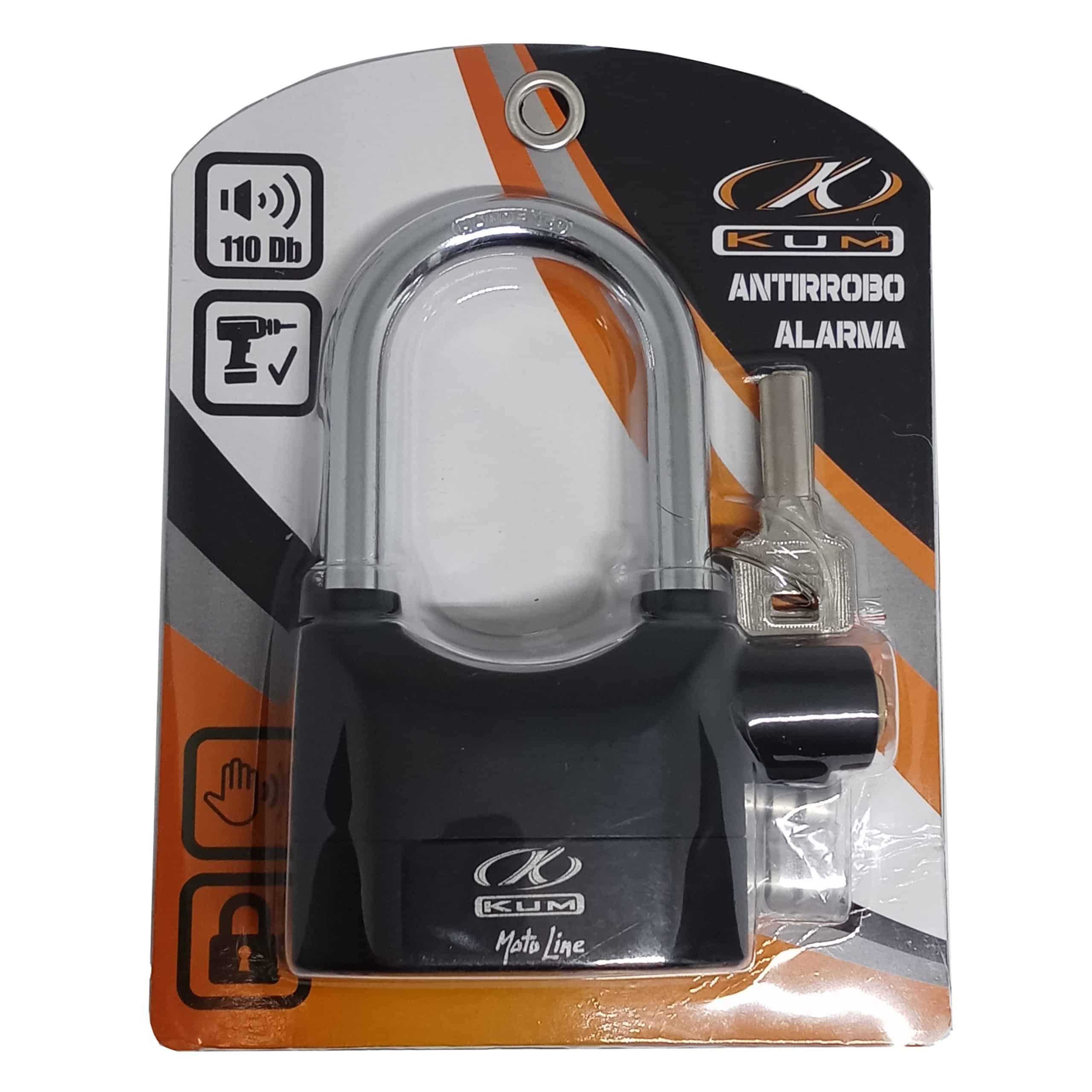 ANTIRROBO DE DISCO CON ALARMA ARCO NEGRO - Imagen 3