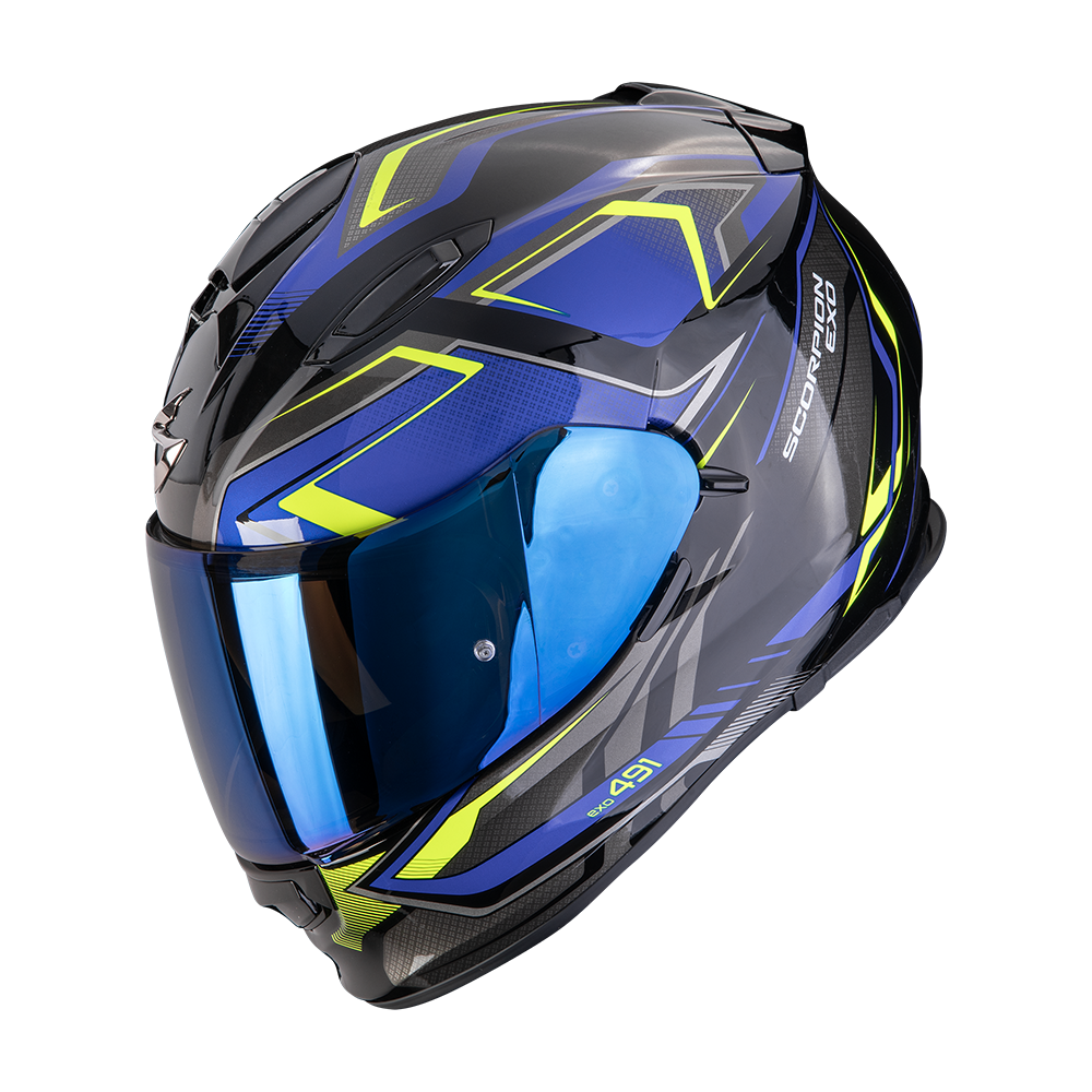 casco-scorpion-exo-491-zumo-negro-azul-amarilloneon
